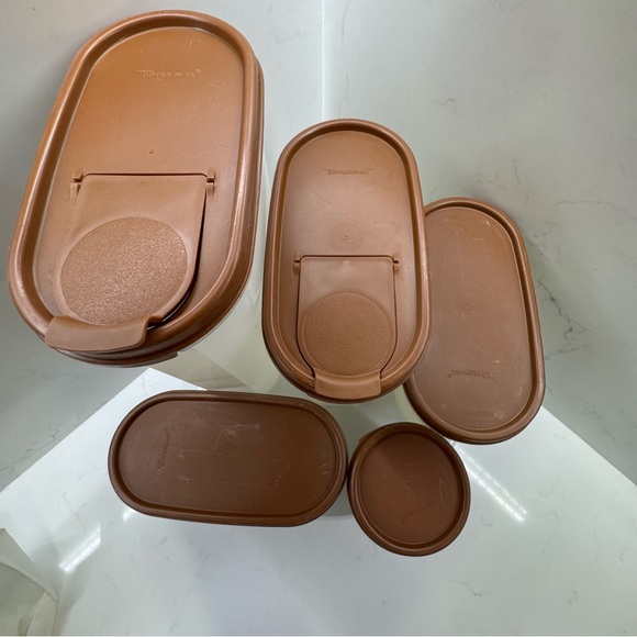 Vintage Tupperware 5 pc set - Picture 3 of 8